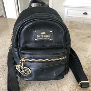 NEW W/O Tags! Juicy Couture Backpack Black & Gold